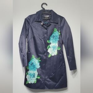 Women's Floral Dennis Basso Coat